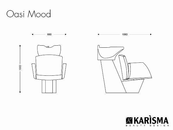 Мойка парикмахерская Karisma OASI MOOD K5022 Мойка парикмахерская Karisma OASI MOOD K5022