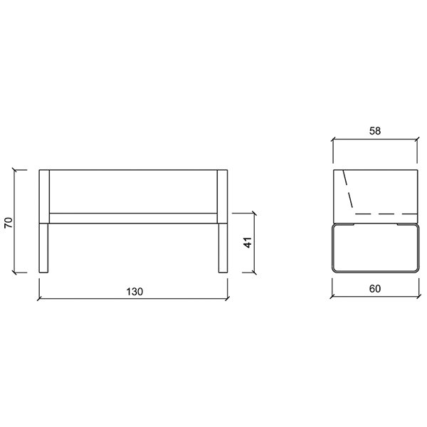 Диван Gamma&Bross KUBIBENCH 2 GSKUB002DIZ Диван Gamma&Bross KUBIBENCH 2 GSKUB002DIZ