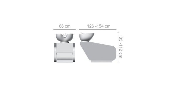 Мойка парикмахерская Ceriotti ALZAMI P57110 B