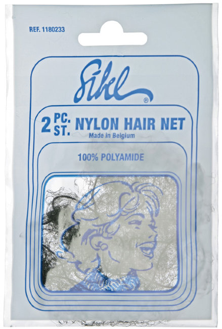 Сеточка-невидимка для волос Sibel чёрная с мелкими ячейками 118023302 Сеточка-невидимка для волос Sibel чёрная с мелкими ячейками 118023302
