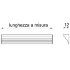 Полка Gamma&Bross MENSOLA MW GCMW136BI Полка Gamma&Bross MENSOLA MW GCMW136BI
