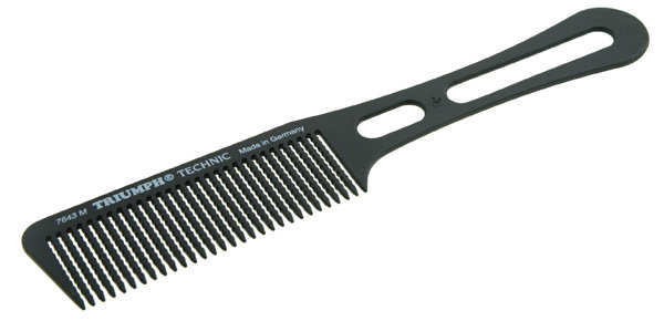 Расчёска с мерной линейкой металлик 97-7643M Расчёска с мерной линейкой металлик 97-7643M