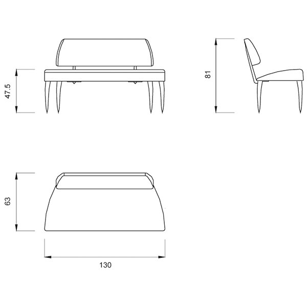 Диван Gamma&Bross PRISKO 2 GAVA014DI Диван Gamma&Bross PRISKO 2 GAVA014DI