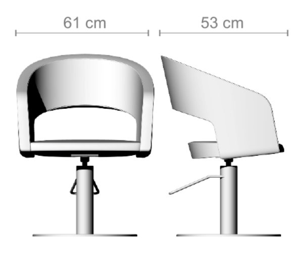 Кресло парикмахерское Ceriotti MARICA G410609