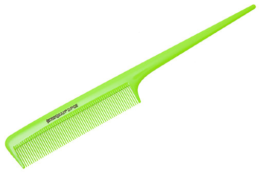 Расчёска Denman Neon Green с хвостиком DPC2GRN