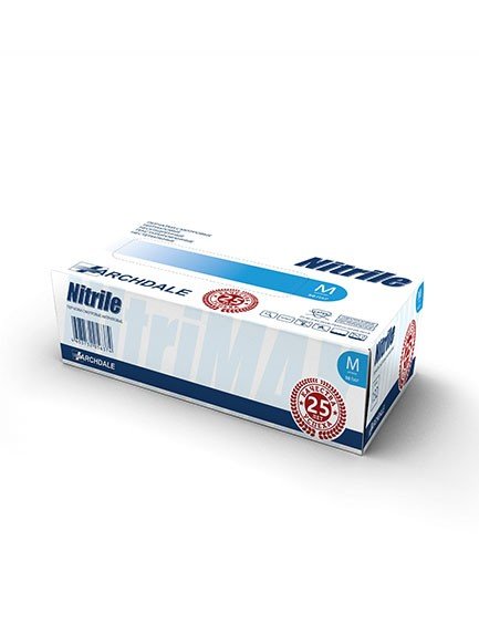 Перчатки нитриловые Nitrile, голубые, размер XL, (100 шт, 50 пар) Перчатки нитриловые Nitrile, голубые, размер XL, (100 шт, 50 пар)