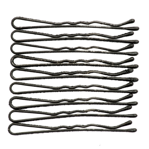 Невидимки для волос Sibel 50мм чёрные 970005002 Невидимки для волос Sibel 50мм чёрные 970005002