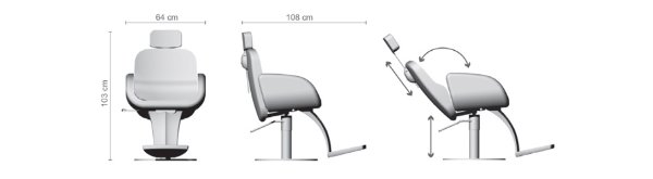 Мужское кресло Ceriotti OLIVER P48203