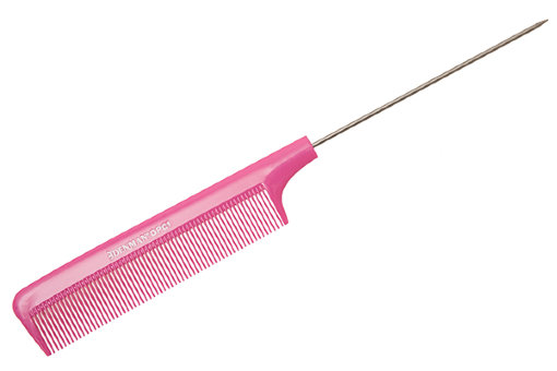 Расчёска с метал. хвостиком Denman Pink Precision DPC1PNK