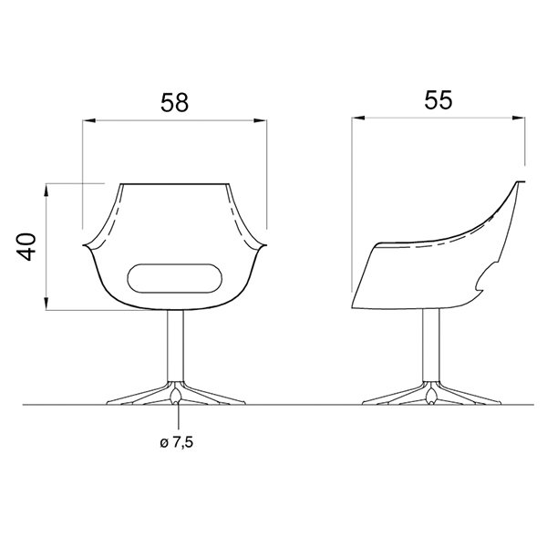 Кресло парикмахерское Gamma&Bross CLARA GSCL001P/Promo