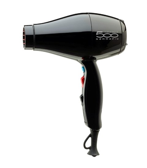 Профессиональный фен Gamma PIU SRL 500 Compact 2000Вт черный 086 черный Профессиональный фен Gamma PIU SRL 500 Compact 2000Вт черный 086 черный