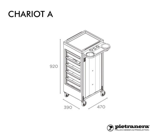 Тележка Pietranera CHARIOT A 133