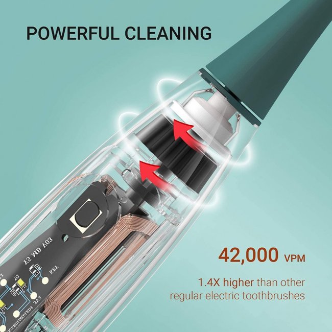 Умная электрическая зубная щетка Xiaomi Oclean X Pro Smart Sonic Electric Toothbrush Mist Green Умная электрическая зубная щетка Xiaomi Oclean X Pro Smart Sonic Electric Toothbrush Mist Green