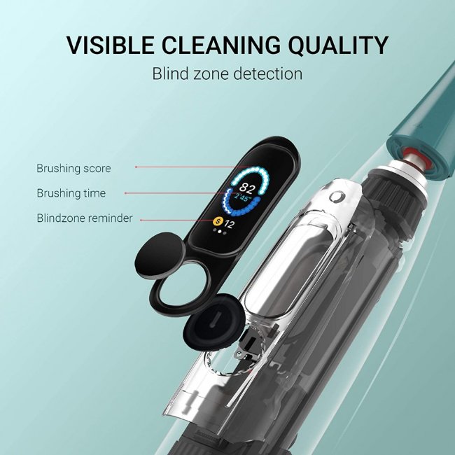 Умная электрическая зубная щетка Xiaomi Oclean X Pro Smart Sonic Electric Toothbrush Mist Green Умная электрическая зубная щетка Xiaomi Oclean X Pro Smart Sonic Electric Toothbrush Mist Green