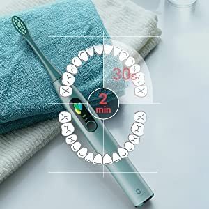 Умная электрическая зубная щетка Xiaomi Oclean X Pro Smart Sonic Electric Toothbrush Mist Green Умная электрическая зубная щетка Xiaomi Oclean X Pro Smart Sonic Electric Toothbrush Mist Green