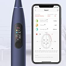 Умная электрическая зубная щетка Xiaomi Oclean X Pro Smart Sonic Electric Toothbrush Navy Blue Умная электрическая зубная щетка Xiaomi Oclean X Pro Smart Sonic Electric Toothbrush Navy Blue