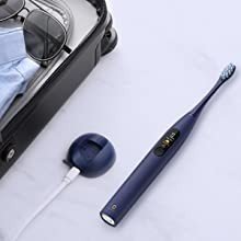 Умная электрическая зубная щетка Xiaomi Oclean X Pro Smart Sonic Electric Toothbrush Navy Blue Умная электрическая зубная щетка Xiaomi Oclean X Pro Smart Sonic Electric Toothbrush Navy Blue