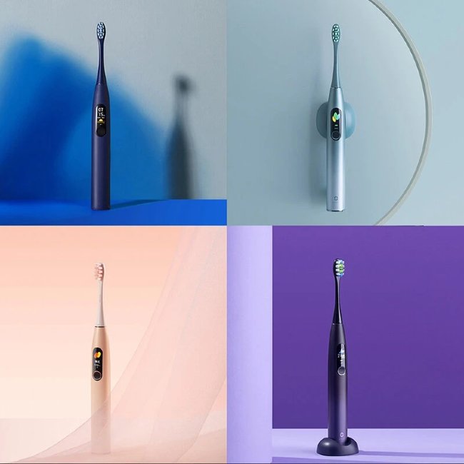 Умная электрическая зубная щетка Xiaomi Oclean X Pro Smart Sonic Electric Toothbrush Navy Blue Умная электрическая зубная щетка Xiaomi Oclean X Pro Smart Sonic Electric Toothbrush Navy Blue