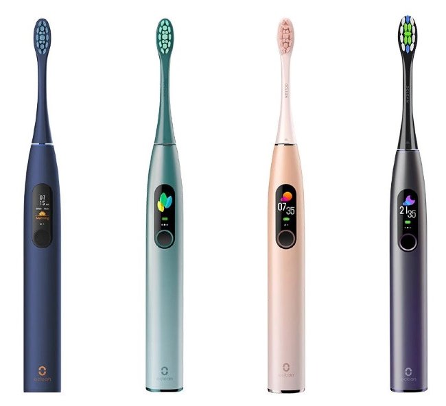 Умная электрическая зубная щетка Xiaomi Oclean X Pro Smart Sonic Electric Toothbrush Sakura Pink Умная электрическая зубная щетка Xiaomi Oclean X Pro Smart Sonic Electric Toothbrush Sakura Pink
