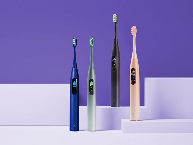 Умная электрическая зубная щетка Xiaomi Oclean X Pro Smart Sonic Electric Toothbrush Sakura Pink Умная электрическая зубная щетка Xiaomi Oclean X Pro Smart Sonic Electric Toothbrush Sakura Pink